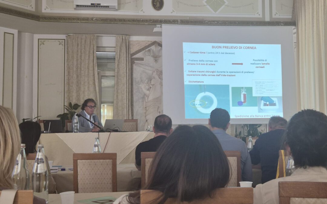Il Dott. Germano Genitti al Congresso di Campobasso: il modello della Banca degli Occhi dell’Aquila tra Ricerca e Innovazione
